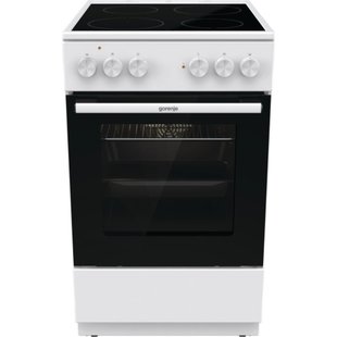 Плита Gorenje GEC5A41WG електрична склокерамічна, 62л, 50x60см, білий (GEC5A41WG)