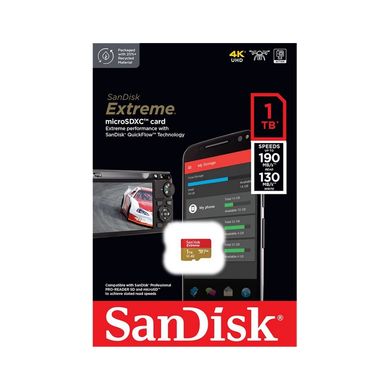 Карта пам'яті SanDisk 1 TB microSDXC UHS-I U3 V30 A2 Extreme (SDSQXAV-1T00-GN6MN)
