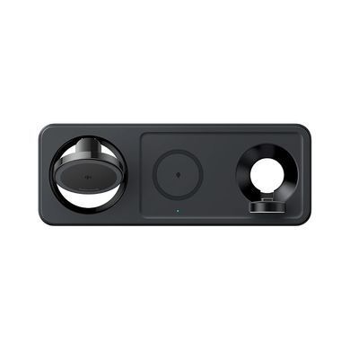 Зарядний пристрій Anker MagGo Wireless Charging Station 15W 3-in-1 Pad Black (B25M1311)