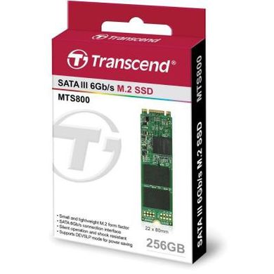 Накопичувач SSD M.2 2280 256GB Transcend (TS256GMTS800S)