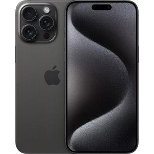 Мобільний телефон Apple iPhone 15 Pro Max 256Gb eSim (Grade A) Black Titanium USED (iP15PM2eBkT_A)