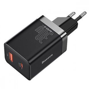 Зарядний пристрій Baseus Super Si Pro Quick Charger 30W Black (CCSUPP-E01)