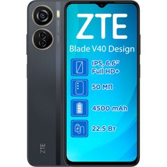 Мобільний телефон ZTE Blade V40 Design 4/128GB Blue