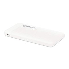 Батарея універсальна Manhattan 10000mAh Output2*USB/2.1A, InputType-C micro USB/2А (406277)