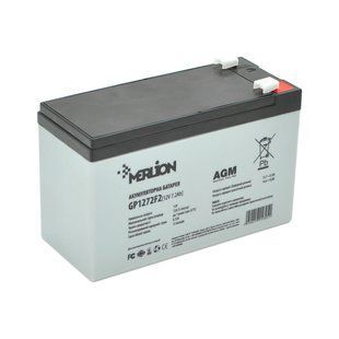 Батарея до ДБЖ Merlion GP1272F2 12V-7.2Ah (GP1272F2BW)
