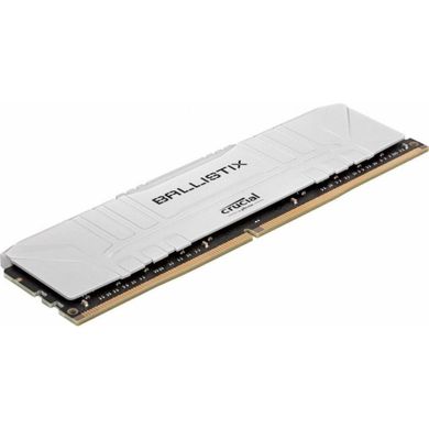 Модуль пам'яті для комп'ютера DDR4 16GB 3000 MHz Ballistix White MICRON (BL16G30C15U4W)