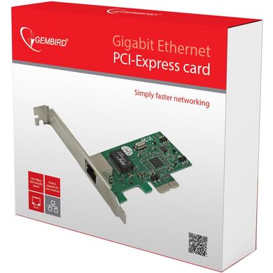 Контролер 1000 Base-TX PCI-E Realtek GEMBIRD (NIC-GX1)