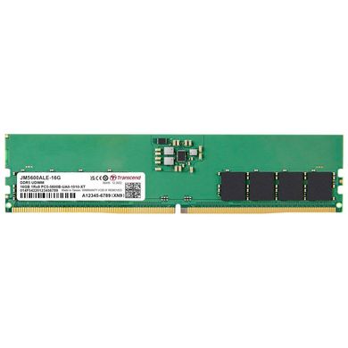 Модуль пам'яті для комп'ютера DDR5 16GB 5600 MHz JetRam Transcend (JM5600ALE-16G)