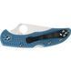 Ніж Spyderco Delica 4 Flat Ground, blue (C11FPBL)