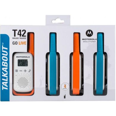 Портативна рація Motorola TALKABOUT T42 Quad Pack (B4P00811MDKMAQ)