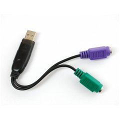 Перехідник Dynamode USB 1.1 A Male - 2*PS/2 (USB to PS/2)