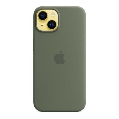 Чохол до мобільного телефона Apple iPhone 14 Silicone Case with MagSafe - Olive,Model A2910 (MQU83ZE/A)
