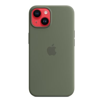 Чохол до мобільного телефона Apple iPhone 14 Silicone Case with MagSafe - Olive,Model A2910 (MQU83ZE/A)