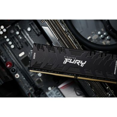 Модуль пам'яті для комп'ютера DDR4 16GB (2x8GB) 3600 MHz Fury Renegade Black HyperX (Kingston Fury) (KF436C16RBK2/16)