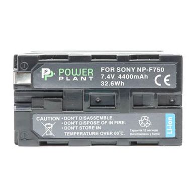 Акумулятор до фото/відео PowerPlant LED NP-F750 (DV00DV1366)