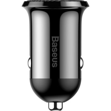 Зарядний пристрій Baseus Grain Pro Car Charger (Dual USB 4.8A ) USB Black (CCALLP-01)