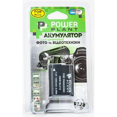 Акумулятор до фото/відео PowerPlant Panasonic DMW-BLC12, DMW-GH2 (DV00DV1297)