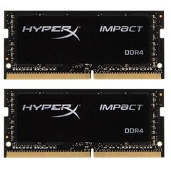 Модуль пам'яті для ноутбука SoDIMM DDR4 32GB (2x16GB) 3200 MHz HyperX Impact Kingston (HX432S20IBK2/32)