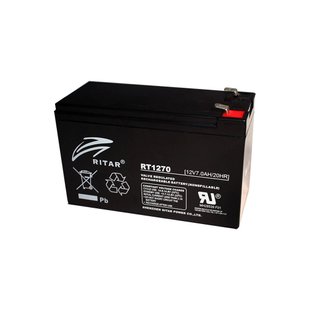 Батарея до ДБЖ Ritar AGM RT1270, 12V-7Ah (RT1270)