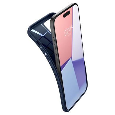 Чохол до мобільного телефона Spigen Apple iPhone 15 Pro Max Liquid Air Navy Blue (ACS06563)