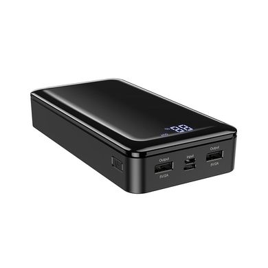 Батарея універсальна BOROFONE BJ8 Extreme 30000mAh Inp:USB-C/Micro-USB, Out:USB-A*2(5V/2A) black (6931474739971)