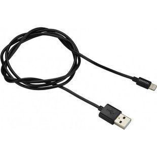 Дата кабель USB 2.0 AM to Lightning 1.0m MFI Black CANYON (CNS-MFICAB01B)