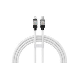 Дата кабель USB-C to Lightning 2.0m CoolPlay Fast Charging 20W white Baseus (CAKW000102)