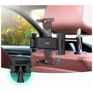 Універсальний автотримач UGREEN LP160 Car Headrest Mount Holder Black (60108)