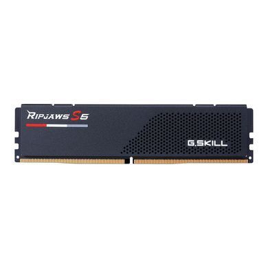 Модуль пам'яті для комп'ютера DDR5 32GB (2x16GB) 6400 MHz Ripjaws S5 Black G.Skill (F5-6400J3239G16GX2-RS5K)