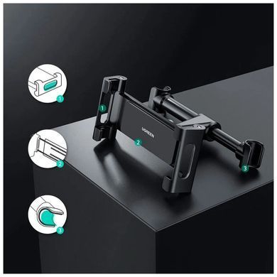 Універсальний автотримач UGREEN LP160 Car Headrest Mount Holder Black (60108)