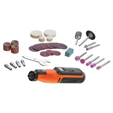 Гравер Black&Decker 29500 об/хв, 7,2V, Li-Ion 1,5Ah (BCRT8I)