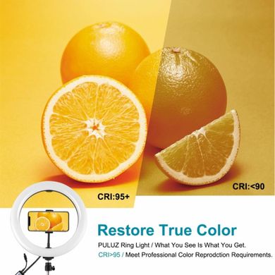 Набір блогера Puluz Ring USB RGBW LED lamp PKT3055B 10.2" + tripod 1.65 м (PKT3055B)