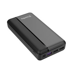 Батарея універсальна ColorWay 30 000 mAh PD/20W, QC/3.0 USB-C/Micro-USB/USB-A max.22.5W Black (CW-PB300LPA3BK-PD)