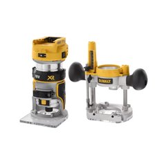 Фрезер DeWALT 18В XR Li-lon, безщітковий, 16000-25500 об/хв, цанга 6-8 мм, (без АКБ та ЗП) (DCW604N)