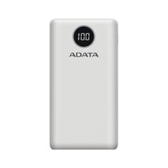 Батарея універсальна ADATA P20000QCD 20000mAh, PD/18W, QC/3.0, USB-C, USB*2, white (PB931040)