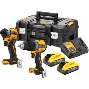 Набір електроіструментів DeWALT 18В XR Li-lon 2x5Ah, DCD805, DCF850, TSTAK (DCK2050H2T)