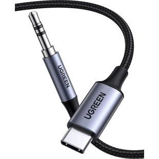 Кабель мультимедійний USB-C to 3.5mm M 1.0m CM450 Ugreen (20192)