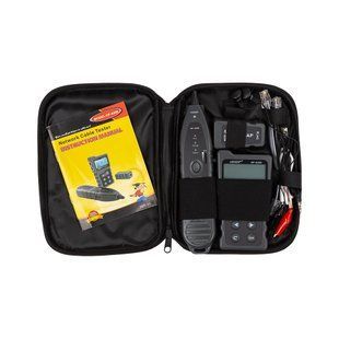 Тестер кабельний HiSmart RJ-45, RJ-12, RJ-11 + PoE + with tone generator (NF-8209)