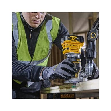 Фрезер DeWALT 18В XR Li-lon, безщітковий, 16000-25500 об/хв, цанга 6-8 мм, (без АКБ та ЗП) (DCW604N)