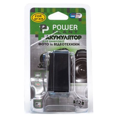 Акумулятор до фото/відео PowerPlant Canon BP-828 Chip (DV00DV1372)