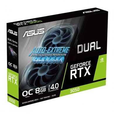 Відеокарта ASUS GeForce RTX3050 8Gb DUAL OC (DUAL-RTX3050-O8G)