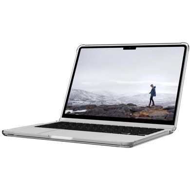 Чохол до ноутбука Uag 13" Apple MacBook AIR 2022 Lucent, Ice/Black (134008114340)