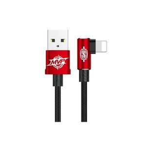 Дата кабель USB 2.0 AM to Lightning 2.0m 1.5A 90&deg; corner red Baseus (CALMVP-A09)