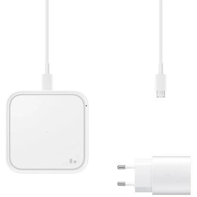 Зарядний пристрій Samsung 15W with Power Adaptor White (EP-P2400TWEGEU)