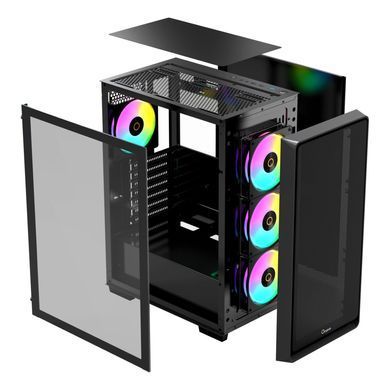 Корпус OCYPUS GAMMA C60 BK ARGB (GAMMA-C60-BKG400XX-GL)