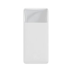 Батарея універсальна Baseus Bipow 30000mAh, PD/15W, USB-C/3A, 2*USB-A/3A(max.), white (PPDML-K02)