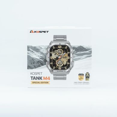 Смарт-годинник KOSPET TANK M4SE SILVER (6978602500638)