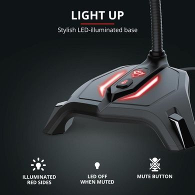 Мікрофон Trust GXT 215 Zabi LED-Illuminated USB Gaming Black (23800)