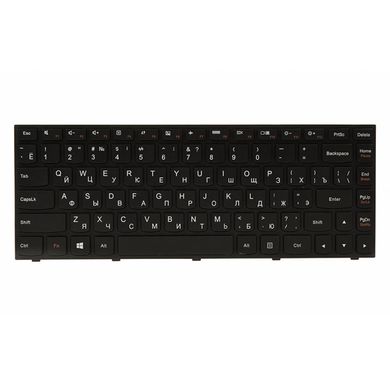 Клавіатура ноутбука PowerPlant Lenovo B40-30, G40-30 черный, черный фрейм (KB310210)