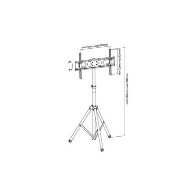 Стійка презентаційна для плазм та ЖК ITech FS08-46T Black